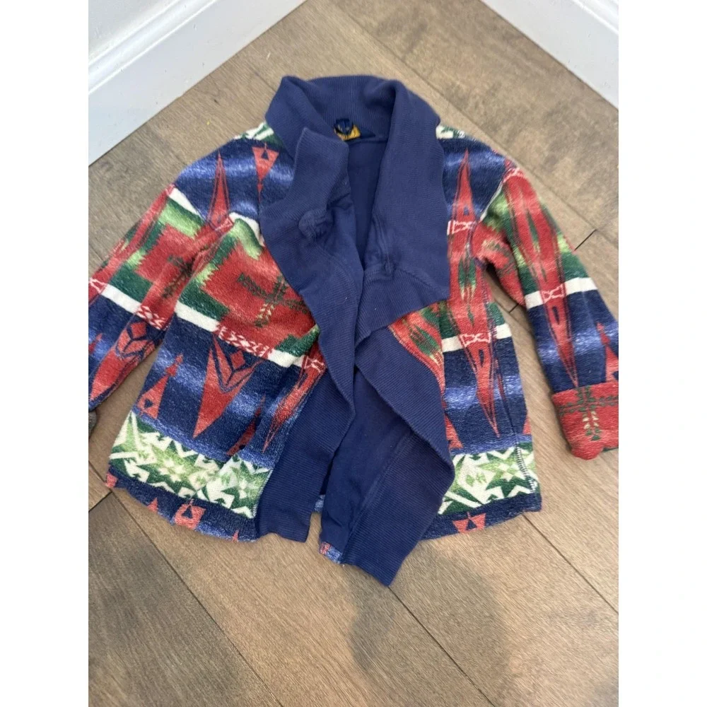 Polo Ralph Lauren Pants Set Girls 3T Multicolor‎ Southwestern Cardigan Leggings